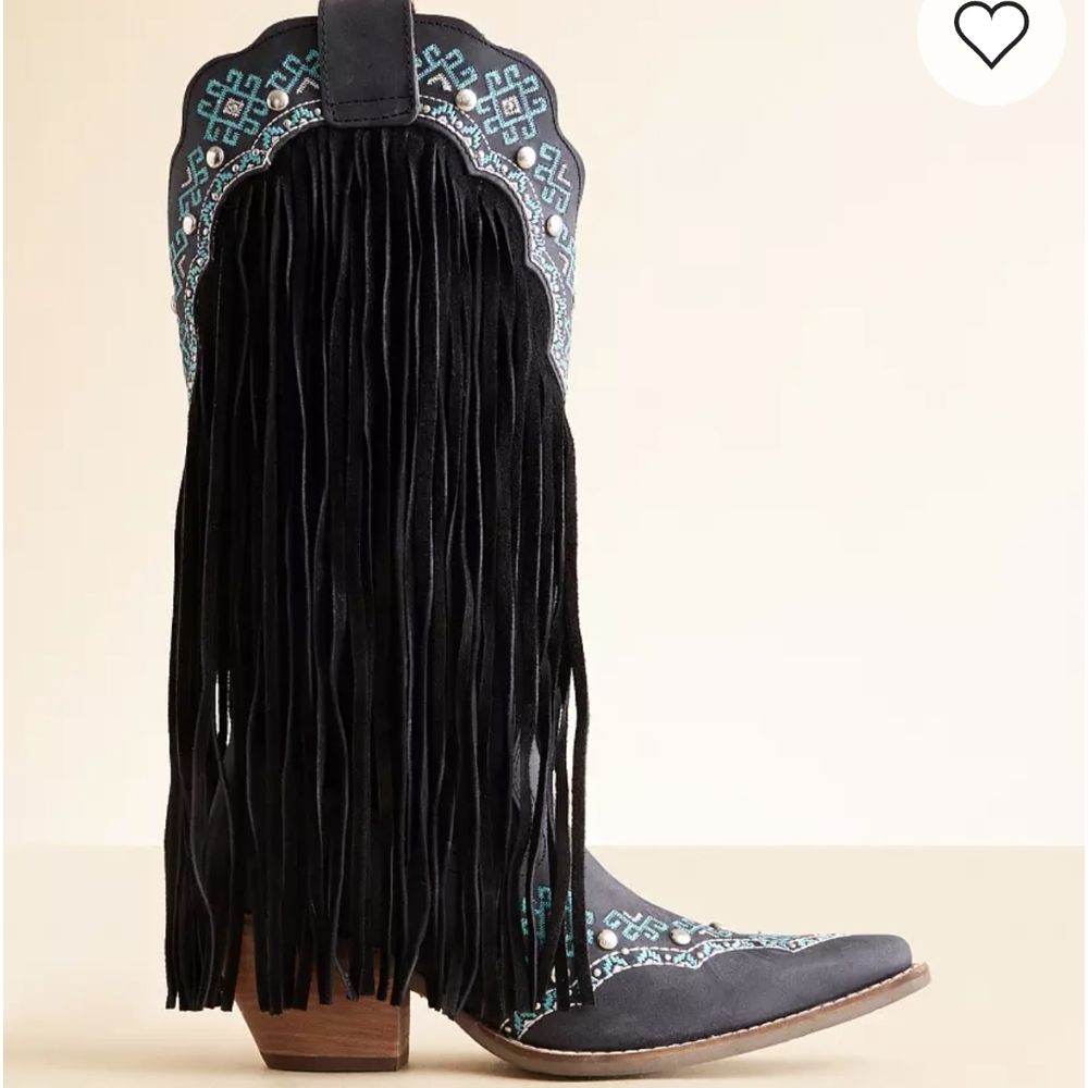 Dingo Tequila Sunrise Fringe Western Leather Boot - Picture 5 of 13